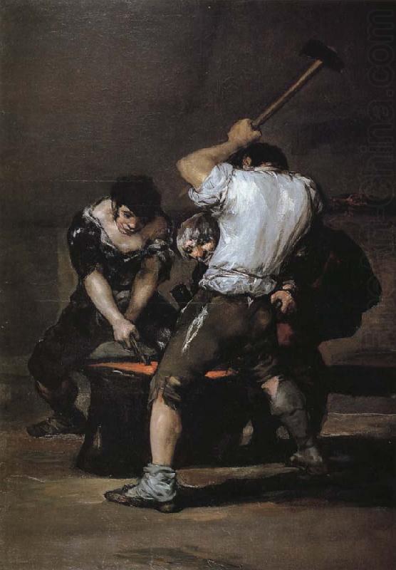 Francisco Goya The Forge china oil painting image